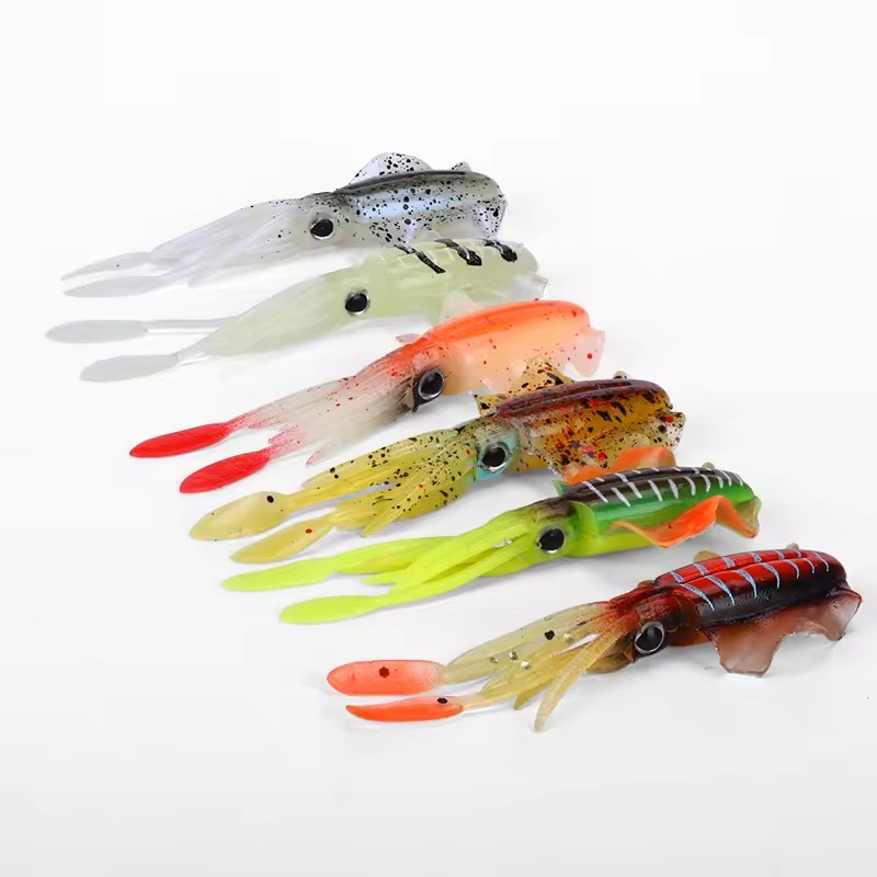 Fishing Equipment Deals - WEIHE (5개입) 7cm/2g 10.5cm/7g 소프트 낚시