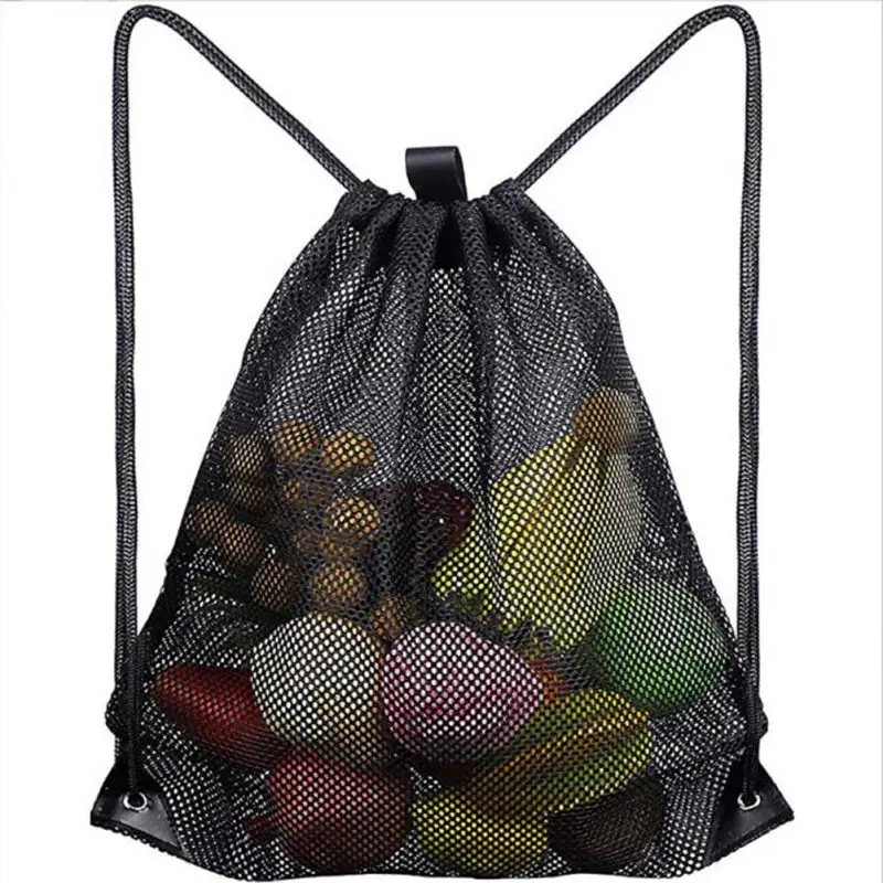 Fishing Equipment Storage - 로프가 달린 메쉬 백팩, 퀵 운동