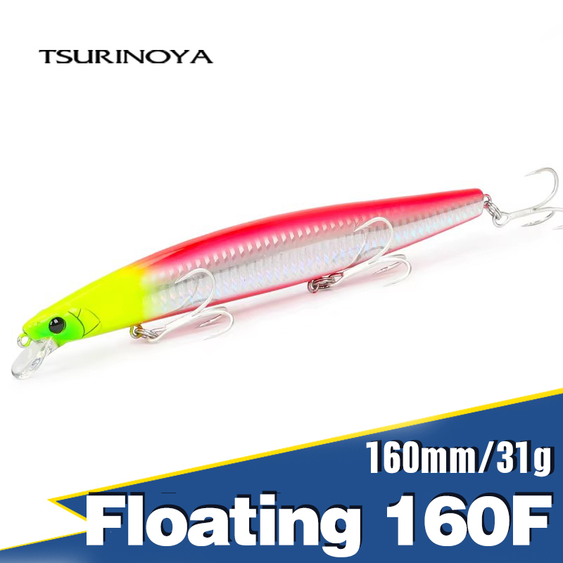 Fishing Equipment Deals - TSURINOYA 160F 플로팅 미노우 낚시 루어