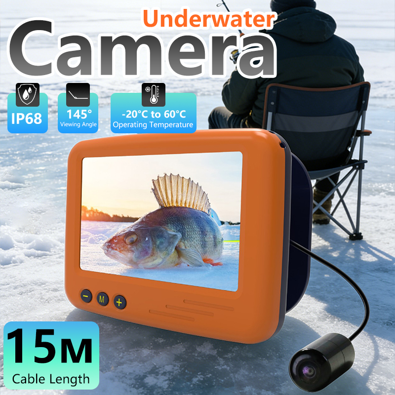 Underwater Fishing Camera - 수중 낚시 카메라 4.3인치 LCD 얼음