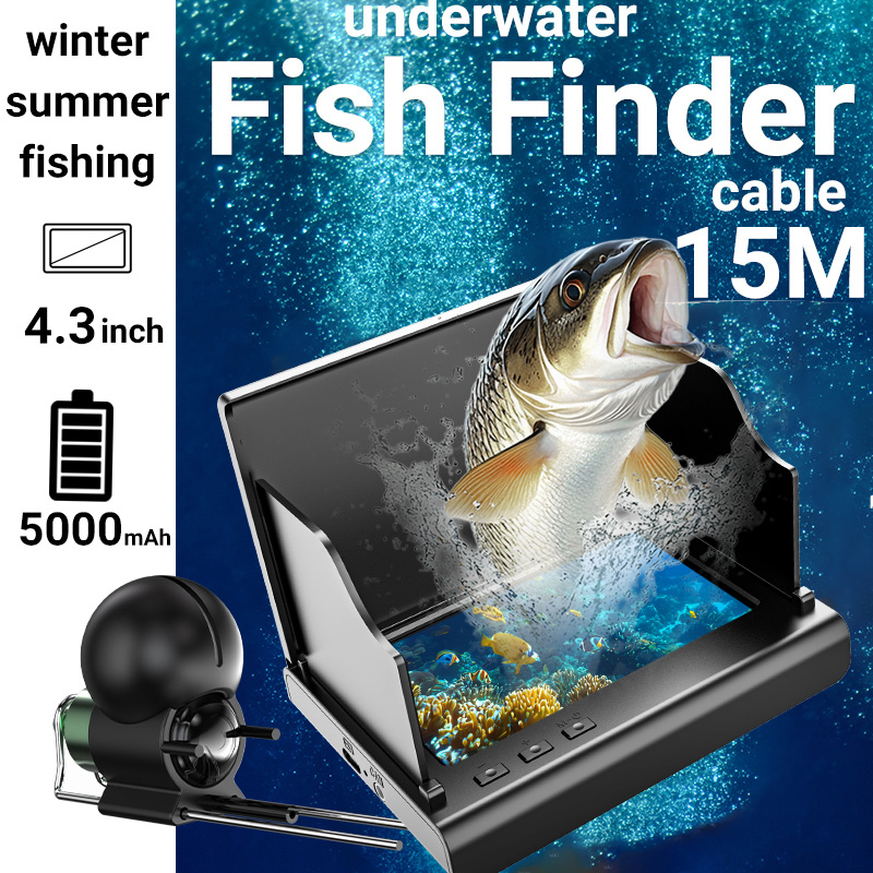 Underwater Fishing Camera - 4.3인치 얼음낚시 카메라 어군탐지기 1080P HD