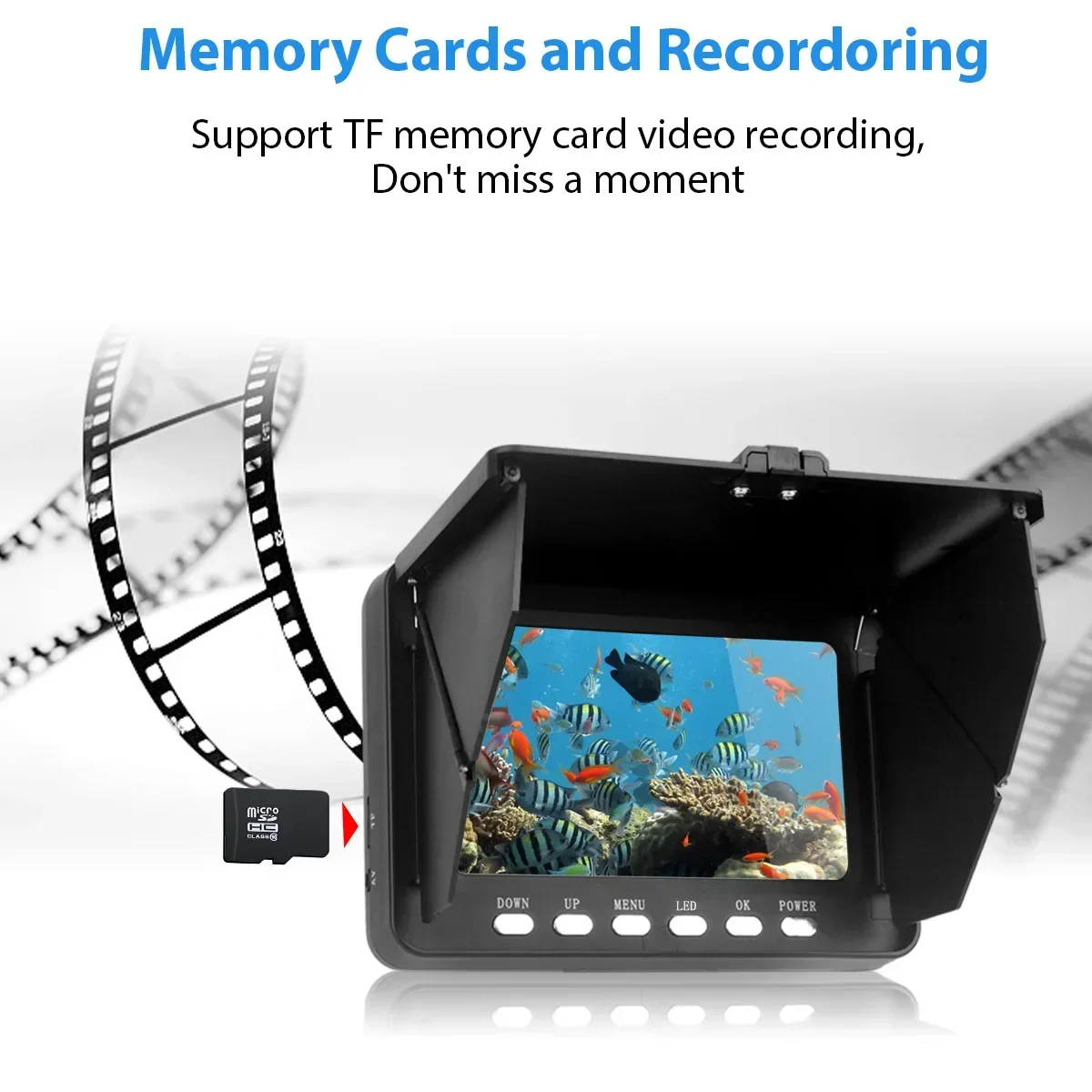 어군탐지기 5.0 인치 LCD 디스플레이 수중 낚시 카 - Underwater Fishing Camera 리뷰 및 가격