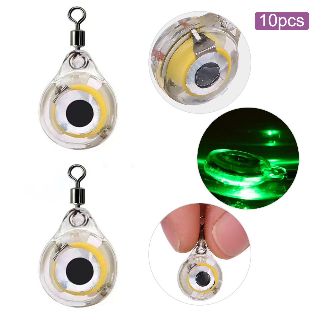 10개 LED 어류 유인등 미니 딥 드롭 수중 눈 모양 - Fishing Equipment In China 리뷰 및 가격
