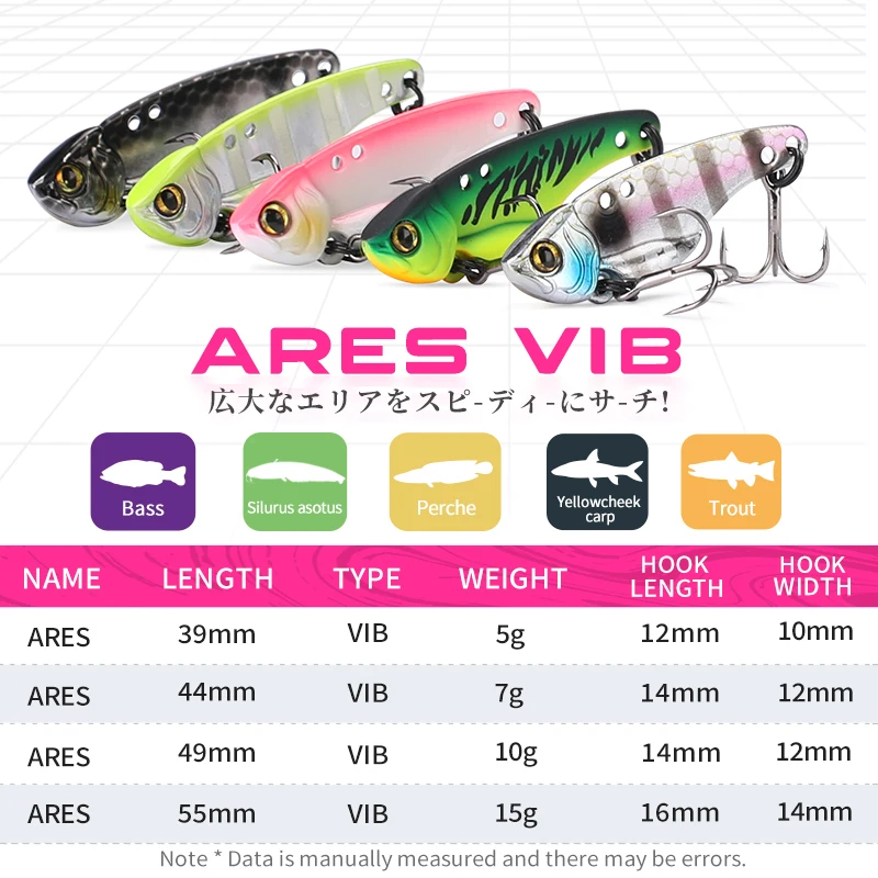 TSURINOYA 낚시 하드 루어 메탈 VIB ARES - Fishing Equipment Deals 리뷰 및 가격