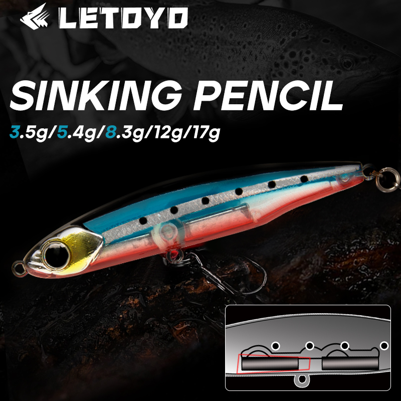 레토요 싱킹 펜슬 17g 12g-3.5g 인조 미끼 하 - Fishing Equipment Deals 리뷰 및 가격