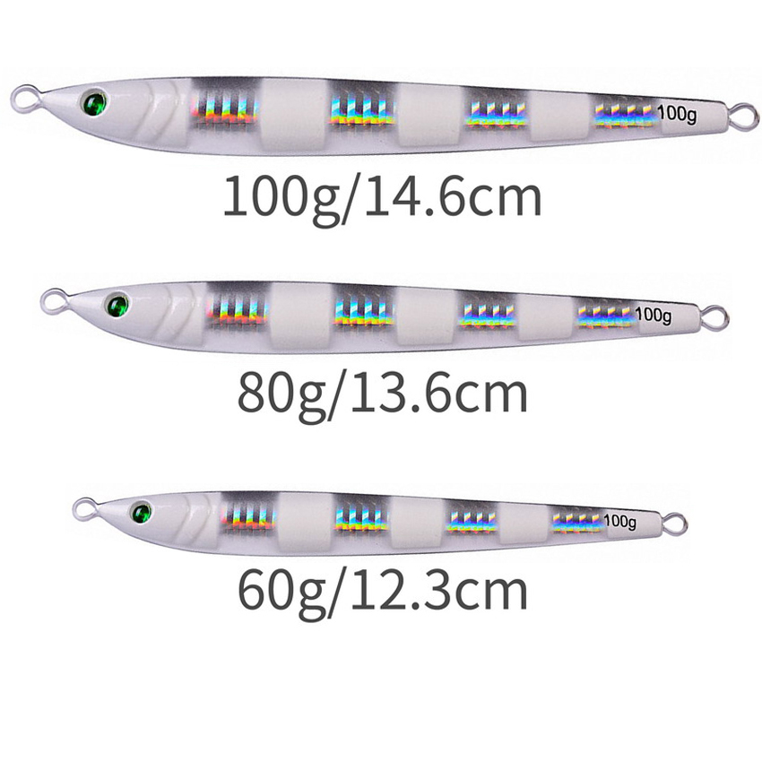 캐스트 금속 지그 낚시 미끼 5PC 60-100g 낚시 - Fishing Equipment Deals 리뷰 및 가격
