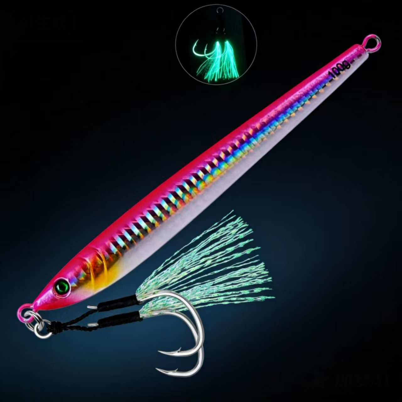 캐스트 금속 지그 낚시 미끼 5PC 60-100g 낚시 - Fishing Equipment Deals 리뷰 및 가격