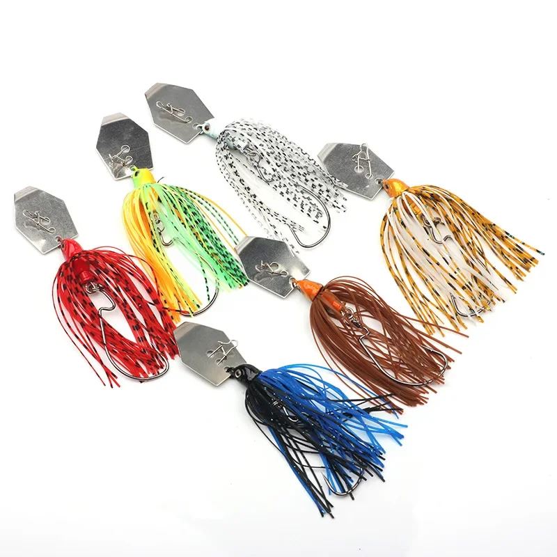 6 개/대 Chatterbait 낚시 미끼 키트 스피너 - Fishing Equipment Deals 리뷰 및 가격