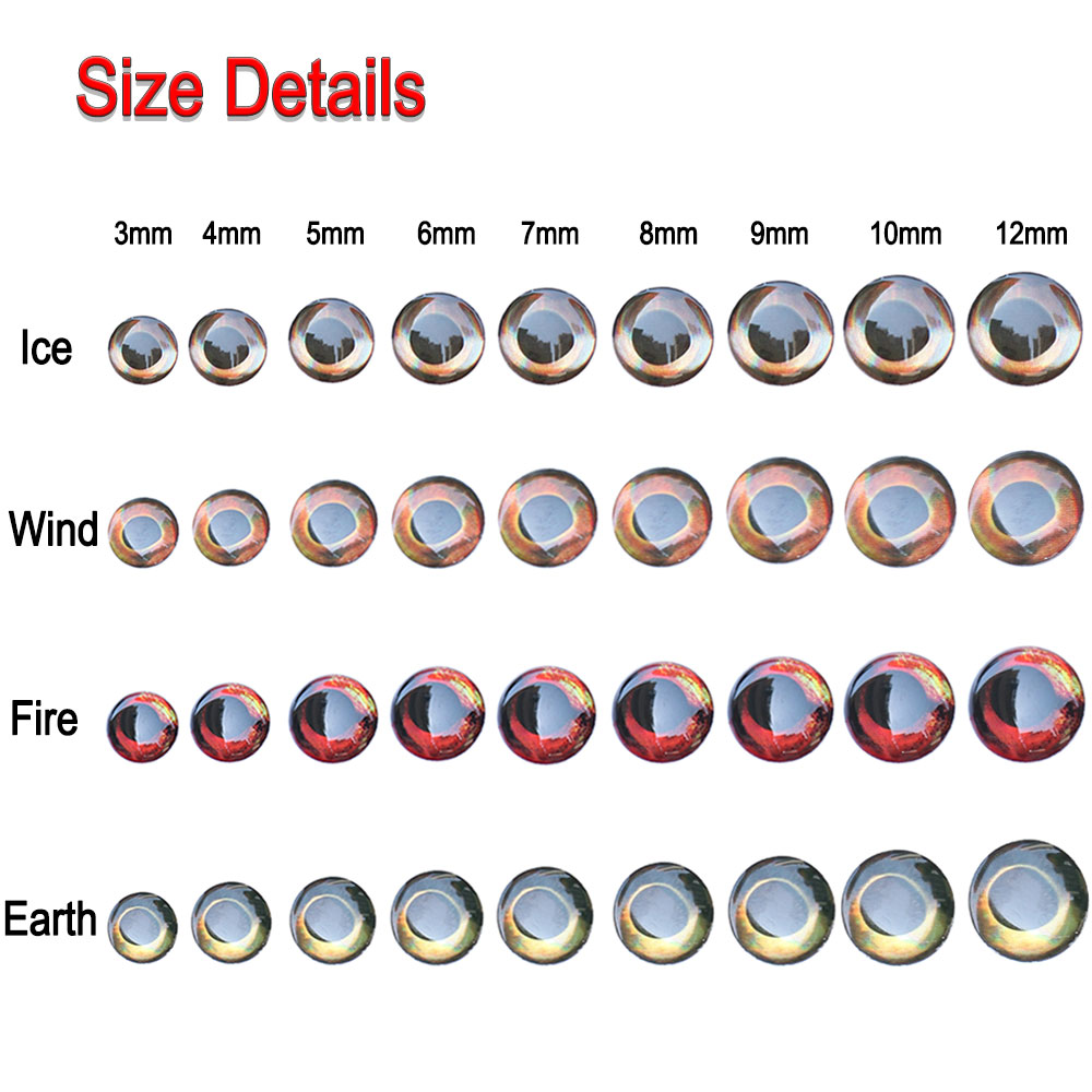 ICERIO 100PCS 홀로그램 3D 4D 물고기 눈 - Fishing Equipment Deals 리뷰 및 가격