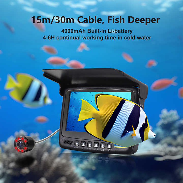 4.3 인치 화면 수중 15/30M 얼음 낚시 카메라  - Underwater Fishing Camera 리뷰 및 가격