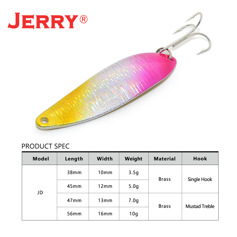 Jerry JD 인공 스푼 미끼 7g 10g 캐스팅 금 - Fishing Equipment Deals 리뷰 및 가격