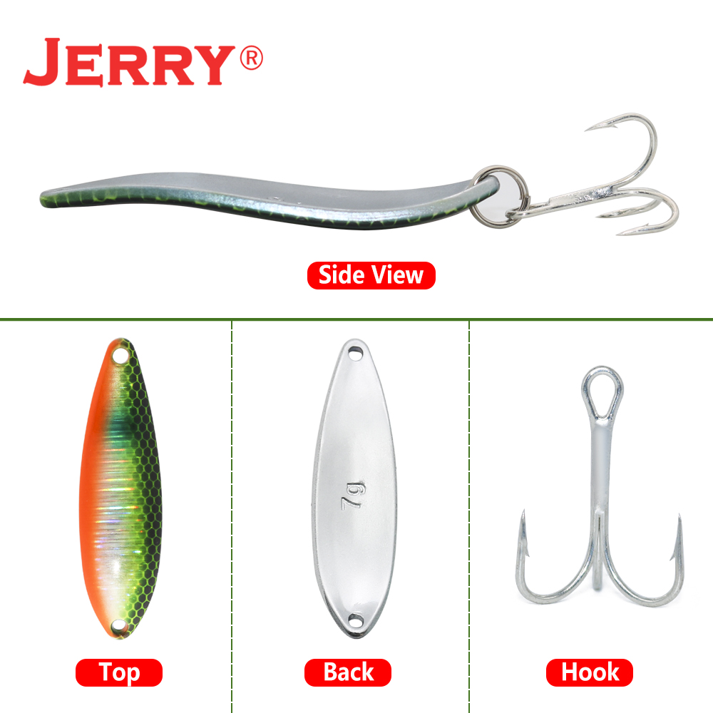 Jerry JD 인공 스푼 미끼 7g 10g 캐스팅 금 - Fishing Equipment Deals 리뷰 및 가격