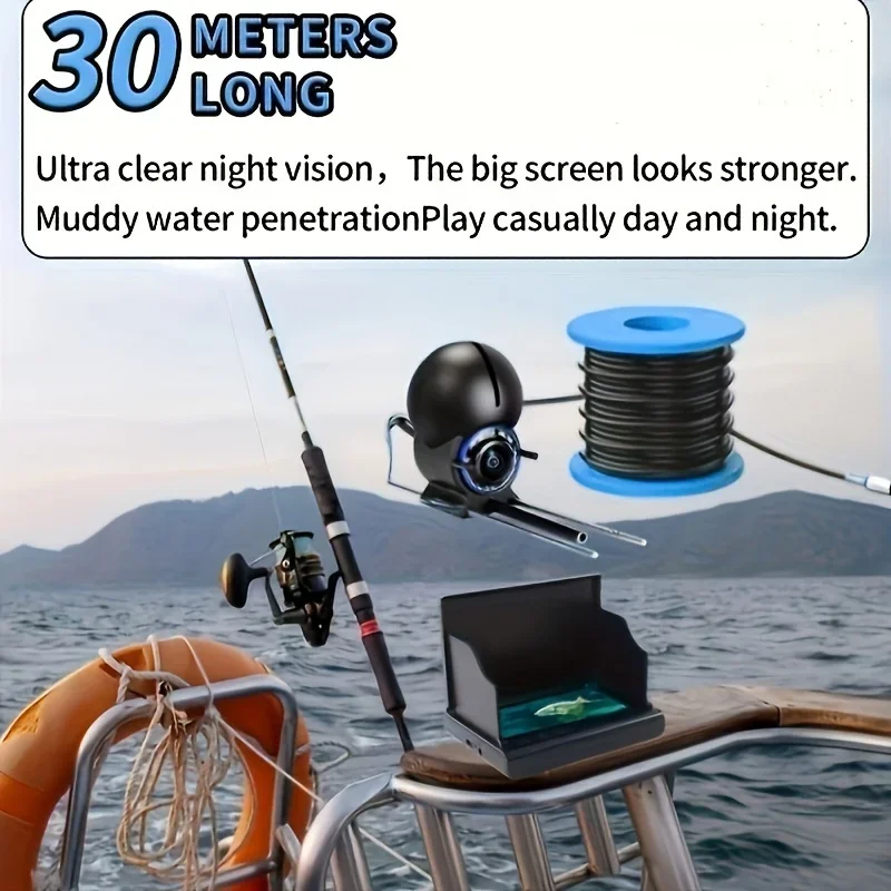 4.3인치/5인치 HD 화면 낚시 카메라, 야간 투시  - Underwater Fishing Camera 리뷰 및 가격